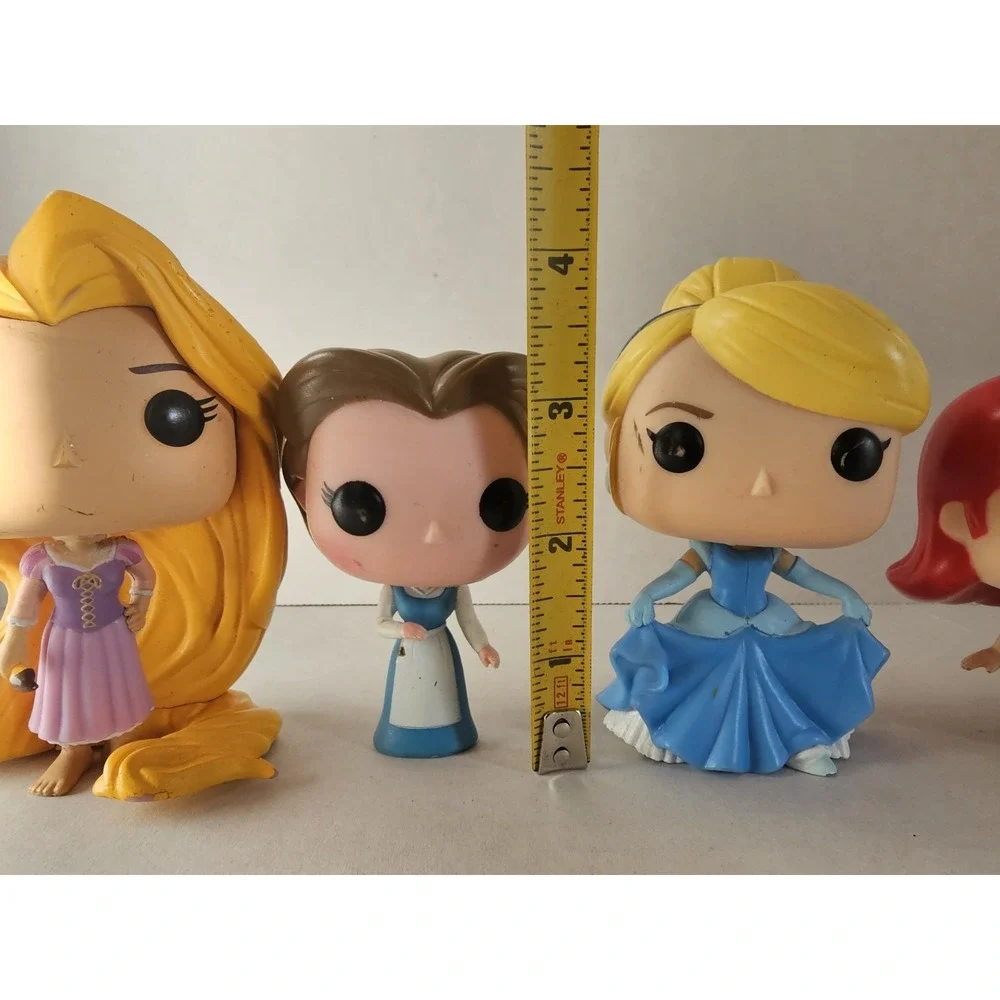 Disney Funko Princess Mini Figures Lot Cinderella‎ Belle Ariel Rapunzel